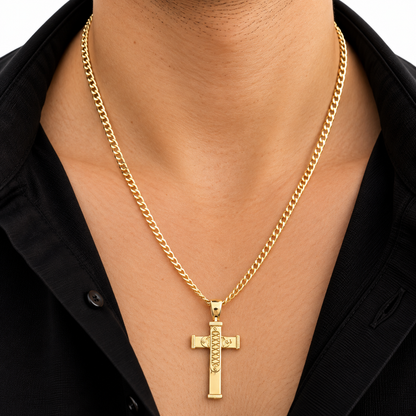 Cubana Chain 10.82 gr / 60 cm / 4 mm / 18K Italian Gold