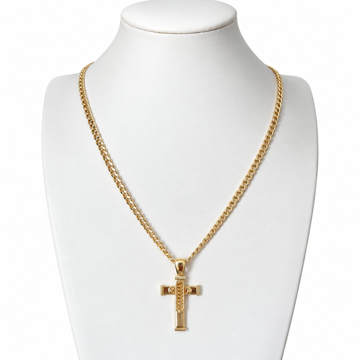 Cubana Chain 10.82 gr / 60 cm / 4 mm / 18K Italian Gold