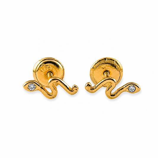 SNAKE STUD EARRINGS
