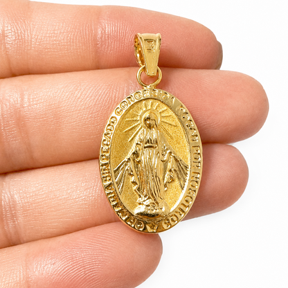 VIRGEN MILAGROSA COLGANTE GRANDE