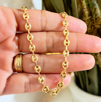 Gc Bracelet / 4.35 gr / 21 cm / 5 mm / 18K Gold