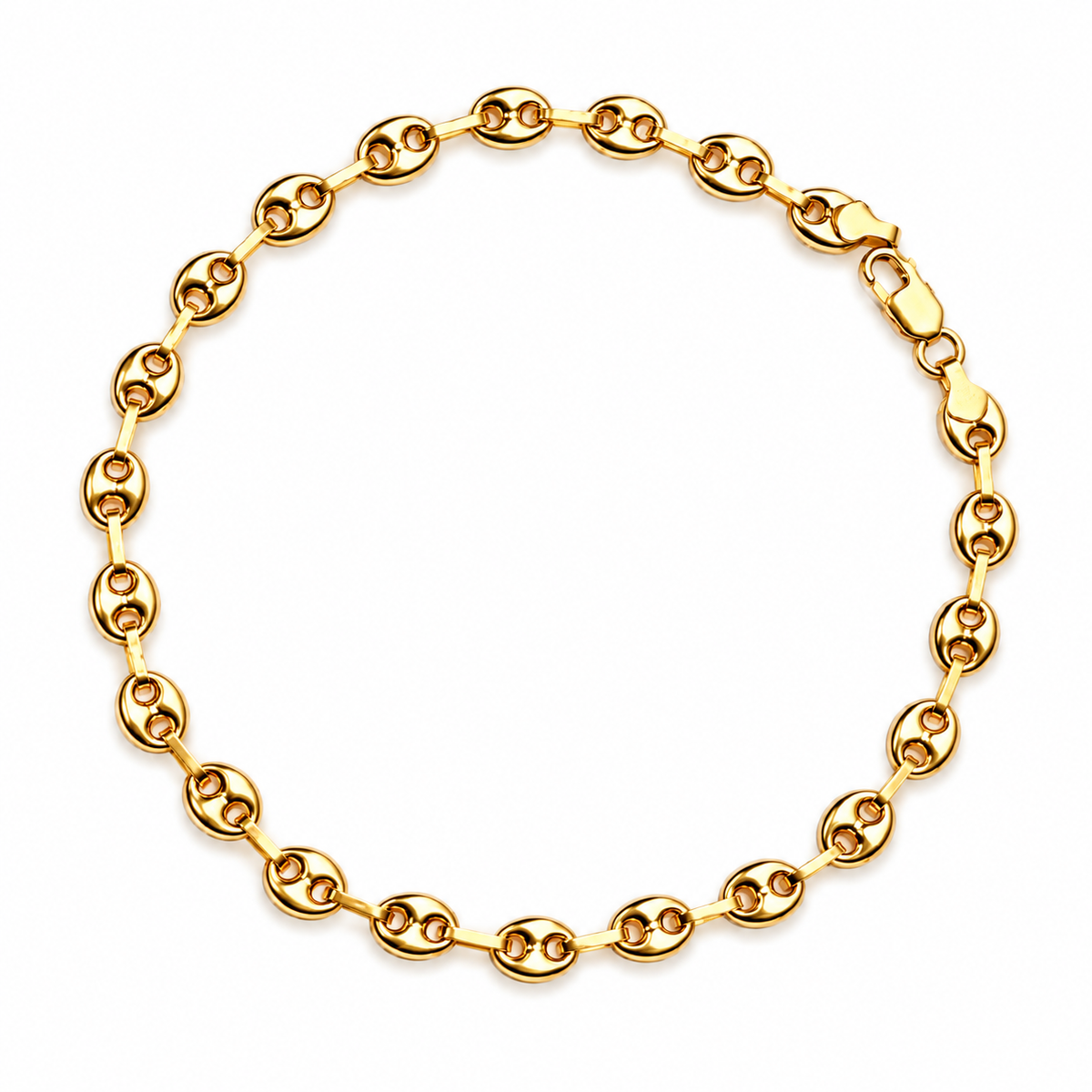 Gc Bracelet / 4.35 gr / 21 cm / 5 mm / 18K Gold
