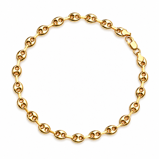 Gc Bracelet / 4.35 gr / 21 cm / 5 mm / 18K Gold