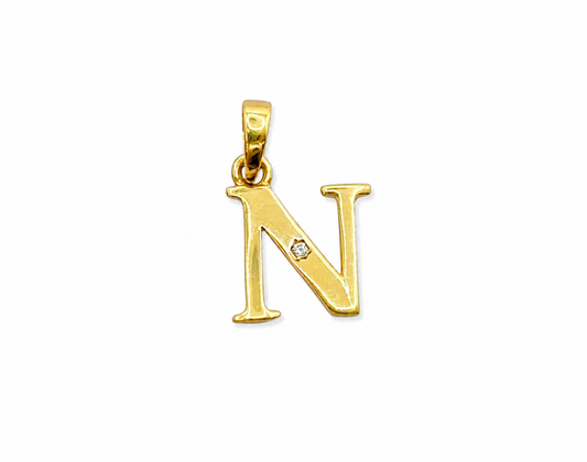 LETTER N PENDANT