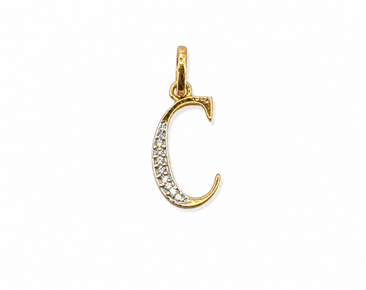 LETTER C PENDANT