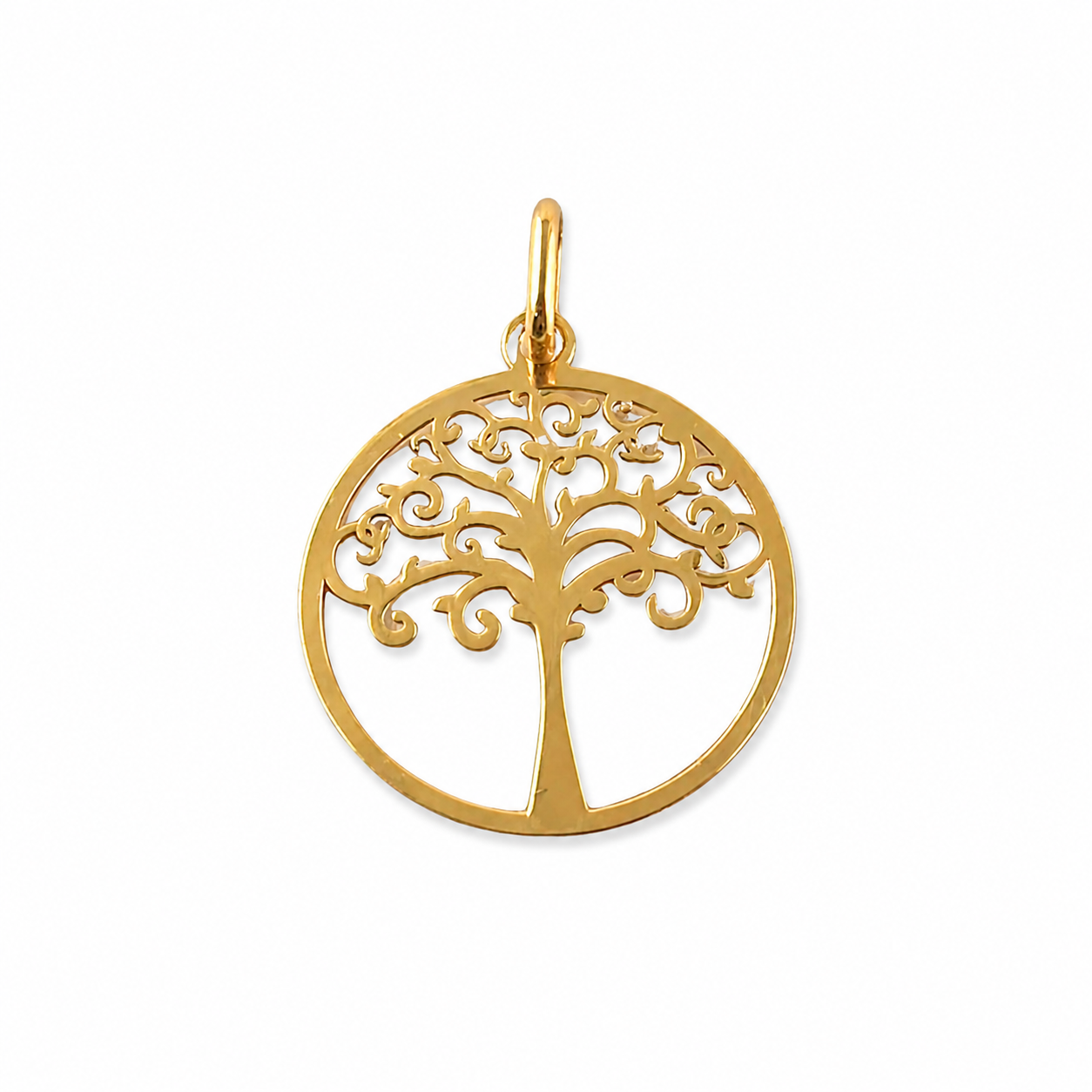 TREE OF LIFE PENDANT/ 0.85 gr / 2.5 cm / 18K ITALIAN GOLD