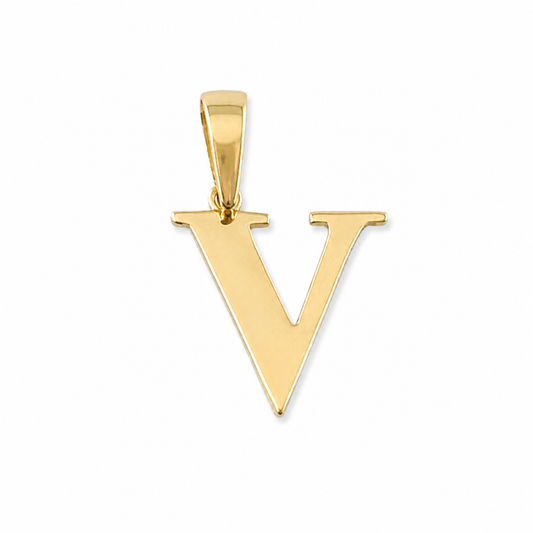 PENDANT LETTER V