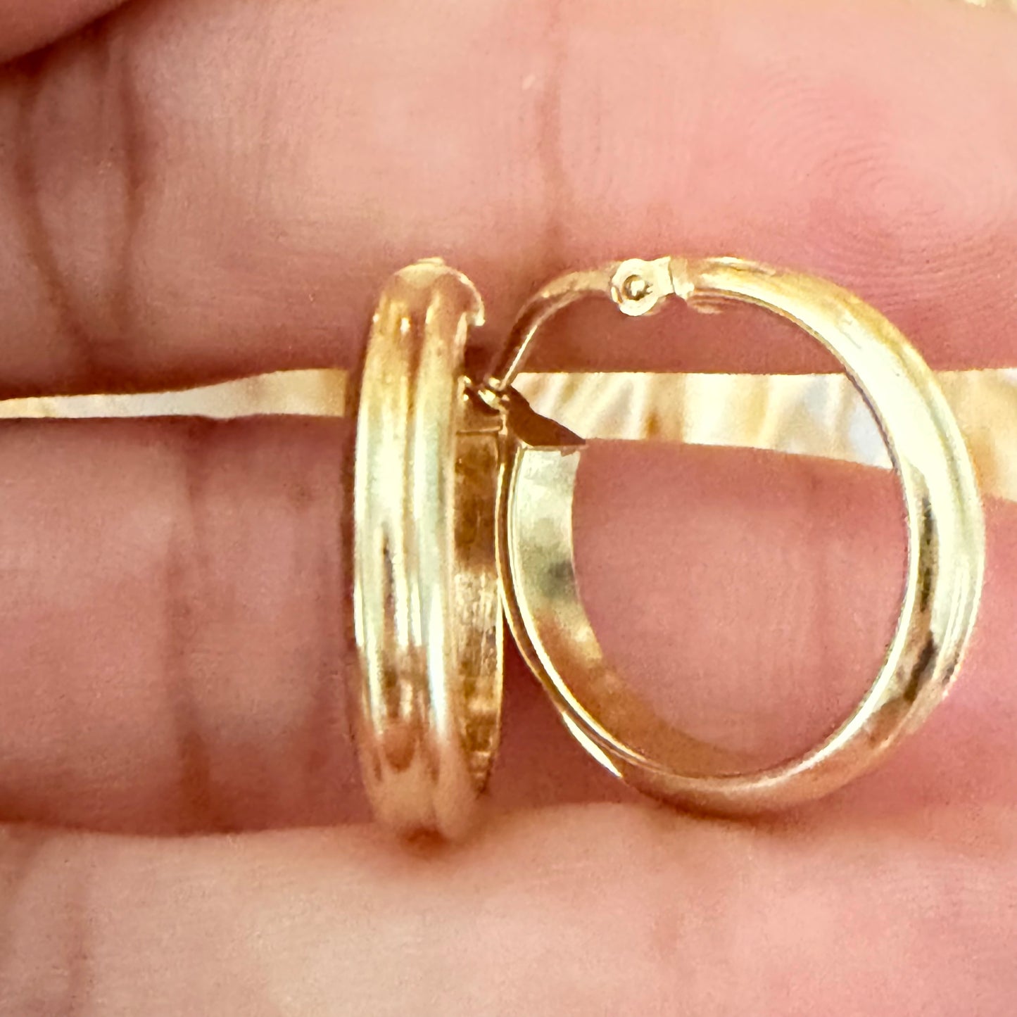 Luisa Earrings / 1.96 gr / 2.4 cm / 18K Italian Gold