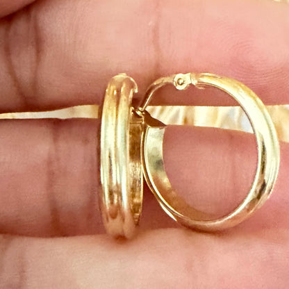Luisa Earrings / 1.96 gr / 2.4 cm / 18K Italian Gold