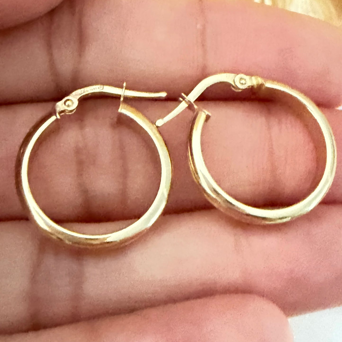 Luisa Earrings / 1.96 gr / 2.4 cm / 18K Italian Gold