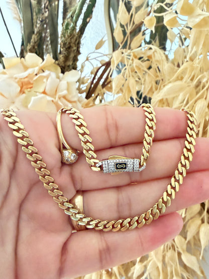 Monaco Chain / 13.98gr / 40 cm / 5 mm / 18K Italian Gold