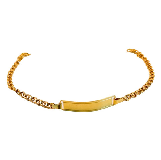 BRACELET WITH NAMEPLATE