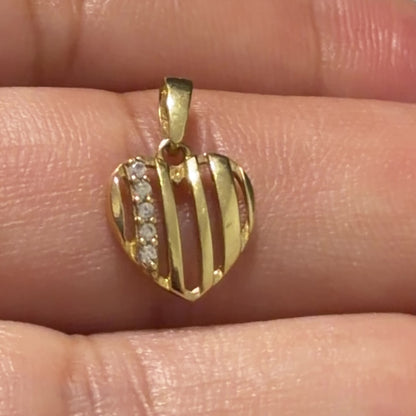Heart Pendant / 0.7gr / 1.5cm / 18K Gold