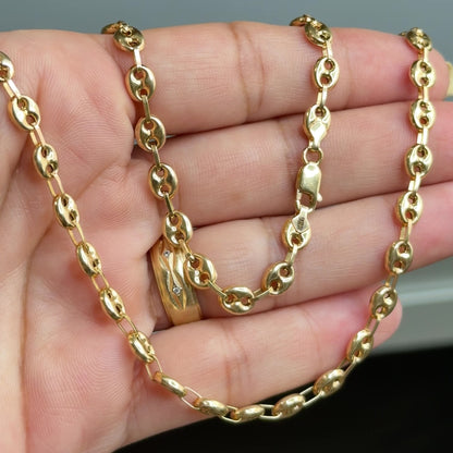 Gucci Chain/ 10.07g/ 52cm/ 6mm/ 18K Gold