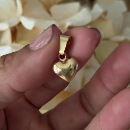 Heart Pendant / 0.7 gr / 2 cm / 18K Gold