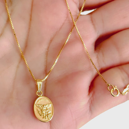 VENETIAN CHAIN WITH SAN MIGUEL ARCÁNGEL  PENDANT