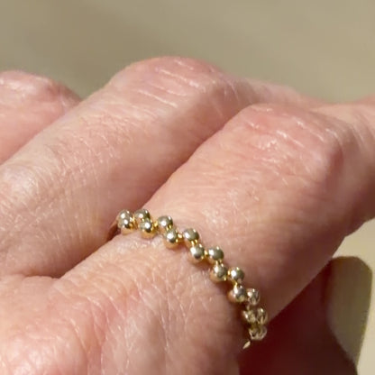 Sofi Ring / 1.39 gr / Size 8 / 18K Italian Gold