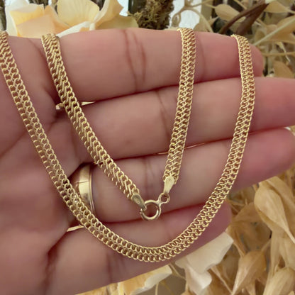 Cadena Sedusa 4.44 / gr / 50 cm / 4 mm / Oro italiano de 18K