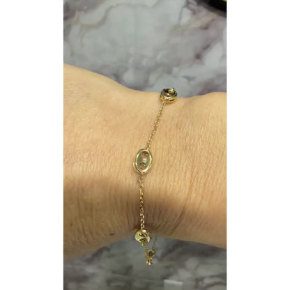 Gc Bracelet / 3 gr / 19.5 cm / 2 mm / 18K Italian Gold