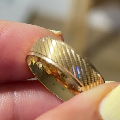 Wedding Ring / 1.9 gr / Size 6 / 6 mm / 18K Italian Gold