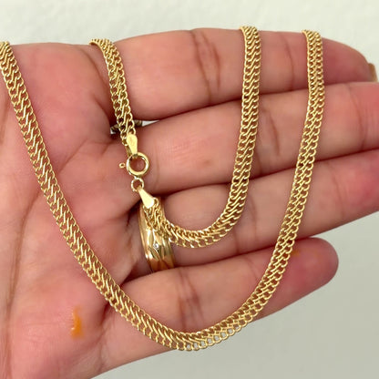 Sedusa Chain 4.27/ gr/ 52cm/ 4 mm/ 18K Italian Gold