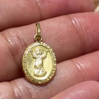 Divino Niño Pendant / 0.78g /2.5cm / 18K Gold
