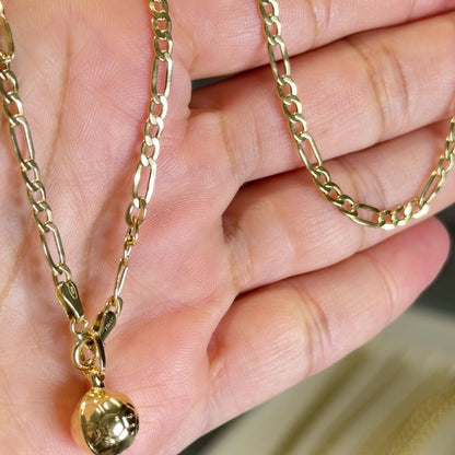 CUBANA CHAIN WITH CHARM FOR TEENAGERS