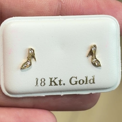 SNEAKER EARRINGS / 0.7gr / 2mm / GOLD 18K