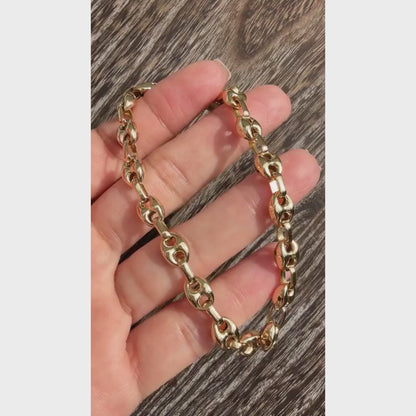 Gc Bracelet / 12.88 gr / 23.5 cm / 7 mm / 18K Gold