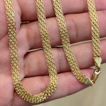 BISMARK CHAIN 7.2g/ 60cm/ 5mm/ 18k ITALIAN GOLD