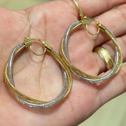 Belissa Earrings / 3.33 gr / 5 cm / 18k Italian Gold