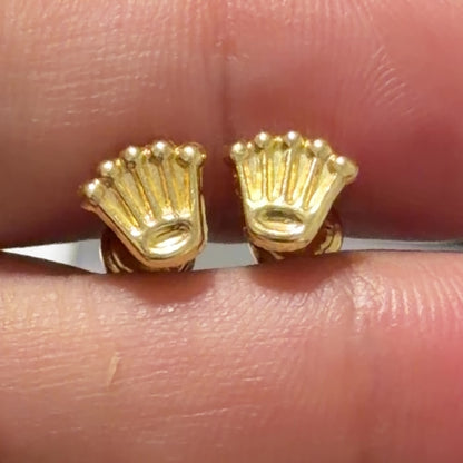 Pendientes de silueta RX / 0,65 g / 6 mm / Oro de 18 quilates