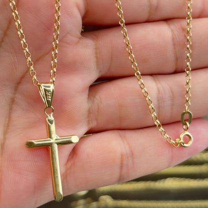 CADENA ROLO CON DIJE / 2.64g/ 45cm/ 2mm/ ORO ITALIANO 18k
