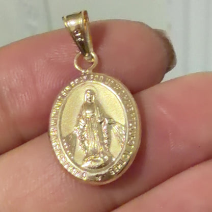 COLGANTE VIRGEN MILAGROSA MEDIANO