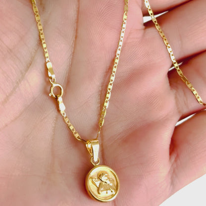 CHAINS WITH ANGEL BAG PENDANT