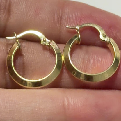 Yesica Earrings / 1.5 gr / 2 cm / 18k Italian Gold