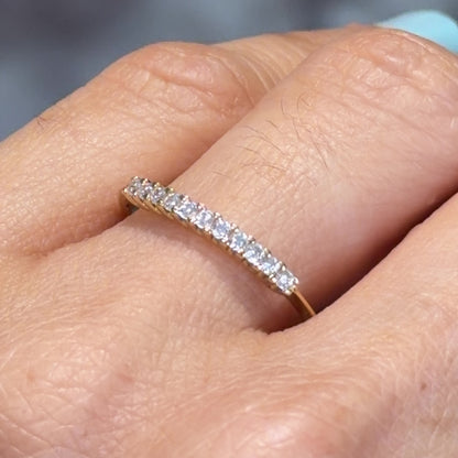 Anillo Churumbela / 1.5gr / Talla 8 / Oro Italiano 18K
