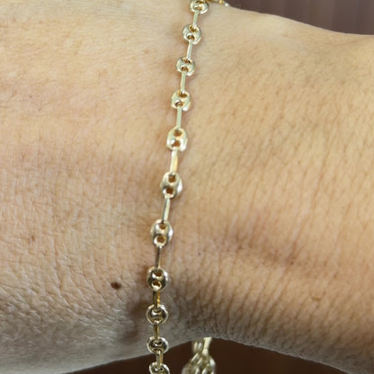 Pulsera GC Bebé / 2.2g/ 20cm/ 3mm/ Oro 18K