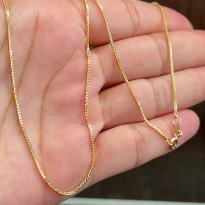 Franco Chain/ 3.20 g/ 45 cm/ 1 mm/ 18K Italian Gold