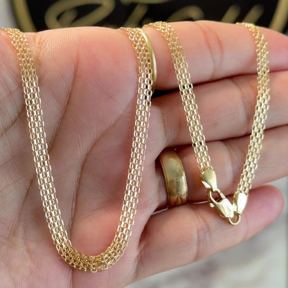Bismarck Chain 8.3g/ 60cm/ 5mm/ 18K Italian Gold