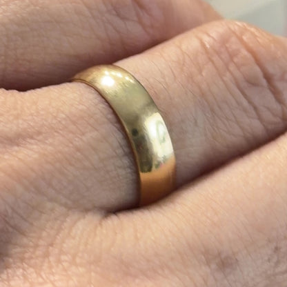 Anillo de boda / 1.9g / Talla 7 / 5mm / Oro de 18K