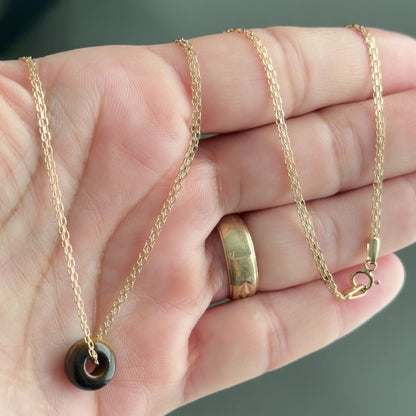 Bismarck Chain with Jade Stone Gift/ 2.2g/ 50cm/ 2mm/ 18K Italian Gold
