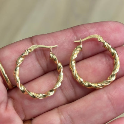 Sofi Earrings / 1.8gr / 2.7cm / 18k Italian Gold