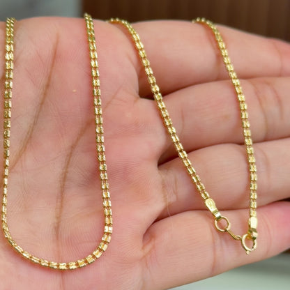 Ice Chain/ 4.04g/ 45cm/ 2mm/ 18K Italian Gold