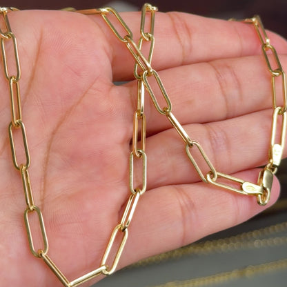 Clip Chain/ 6.65 g/ 45 cm/ 5 mm/ 18K Italian Gold
