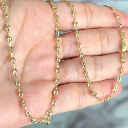 BABY GUCCI CHAIN/ 6.55g/ 60cm/ 3mm/ 18k  GOLD