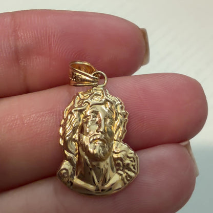 JESUS FACE MEDIUM  PENDANT