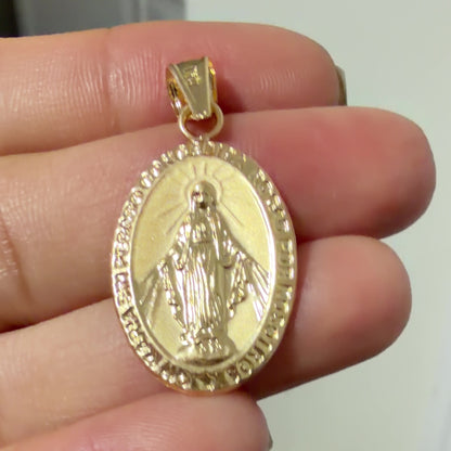 VIRGEN MILAGROSA COLGANTE GRANDE