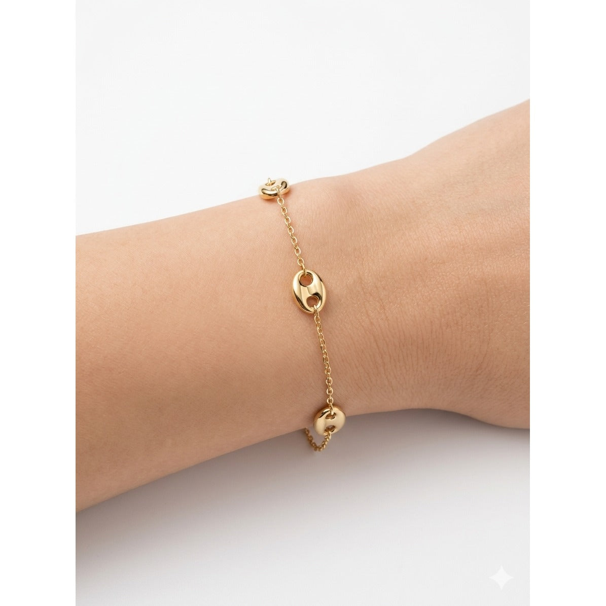 Gc Bracelet / 3 gr / 19.5 cm / 2 mm / 18K Italian Gold