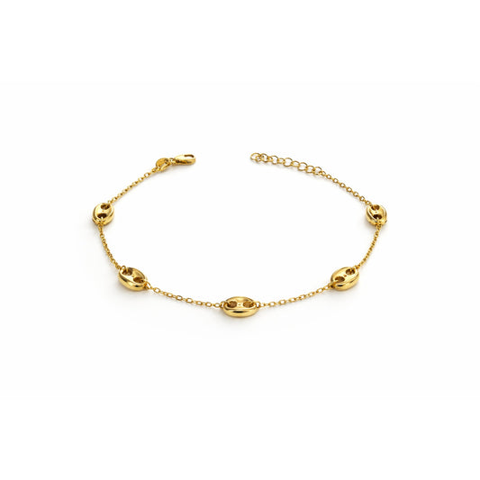 Gc Bracelet / 3 gr / 19.5 cm / 2 mm / 18K Italian Gold